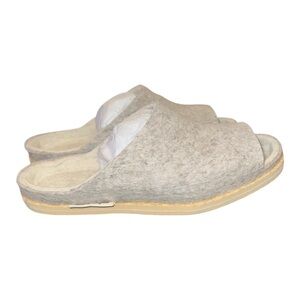 Nootkas Wool Open-Toe Slippers – Size 39